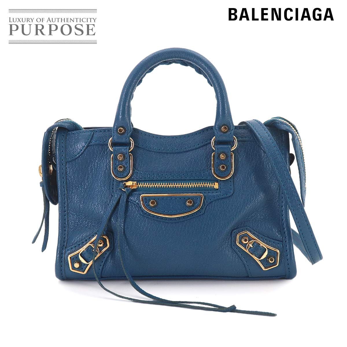 新品同様 バレンシアガ BALENCIAGA クラシック ナノ シティ 2way