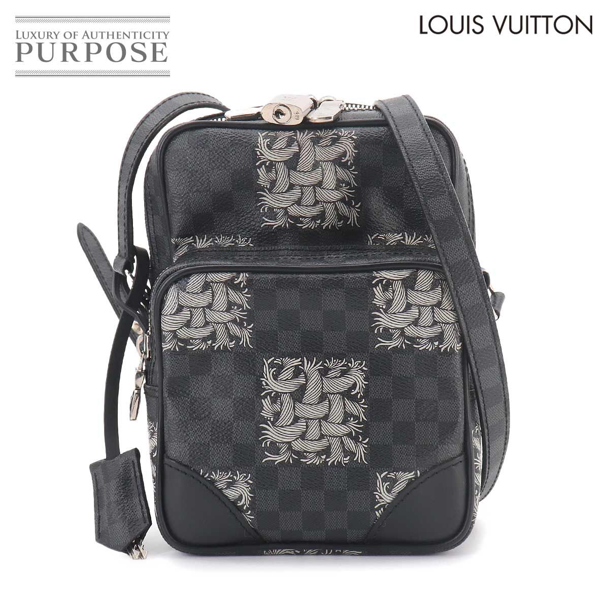 新品同様 ルイ ヴィトン LOUIS VUITTON ダミエ グラフィット クリストファー ネメス アマゾン ショルダー バッグ N48239 90329271