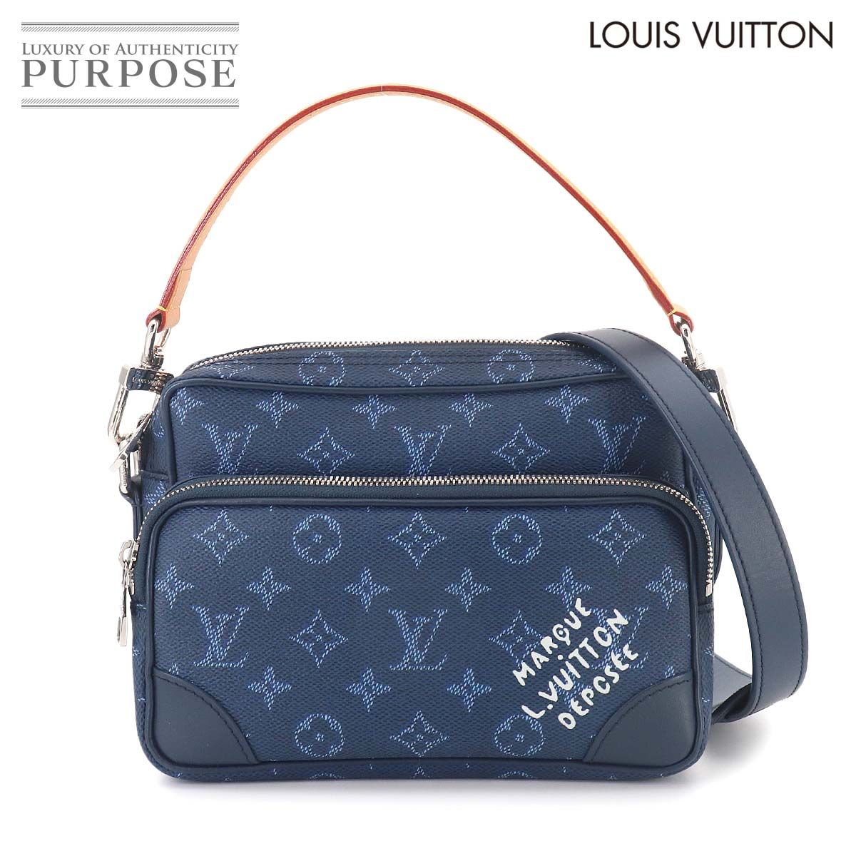 未使用 展示品 ルイ ヴィトン LOUIS VUITTON モノグラム ヘリテージ ナイル 2way ハンド ショルダー バッグ オーシャン M26823 90329286 205,000円