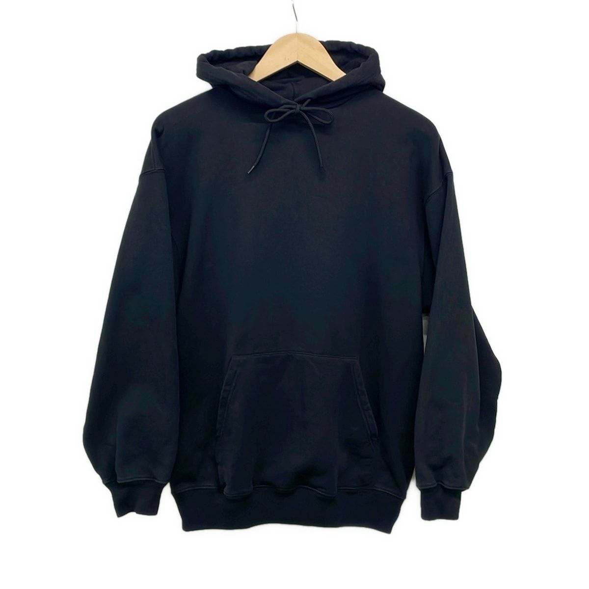BALENCIAGA(バレンシアガ) パーカー サイズXS メンズ - 556113 TAV37 黒×白 長袖