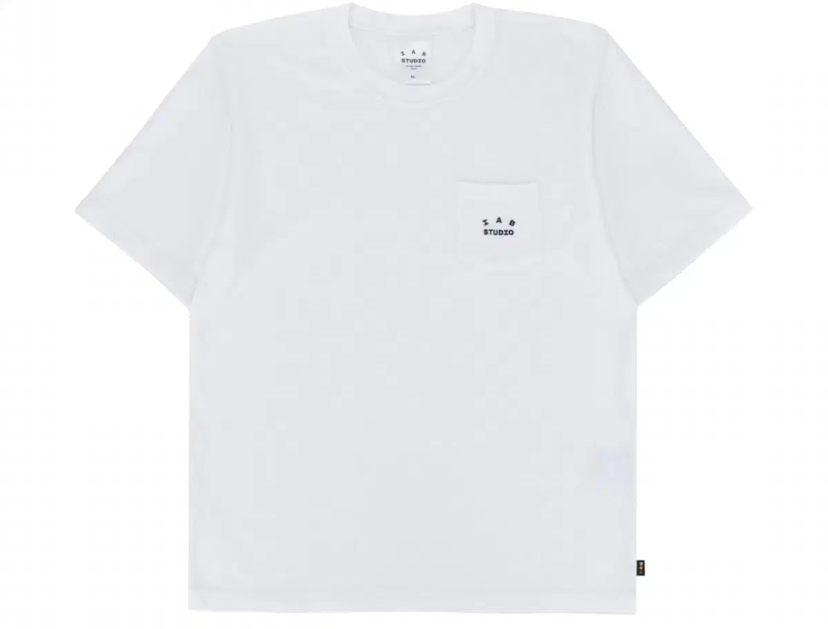 IAB Studio アイエプスタジオ ポケット Tシャツ 白