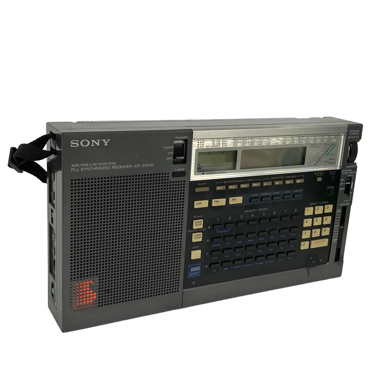 SONY ICF-2001D AIR FM LW MW SW PLL SYNTHESIZED RECEIVER