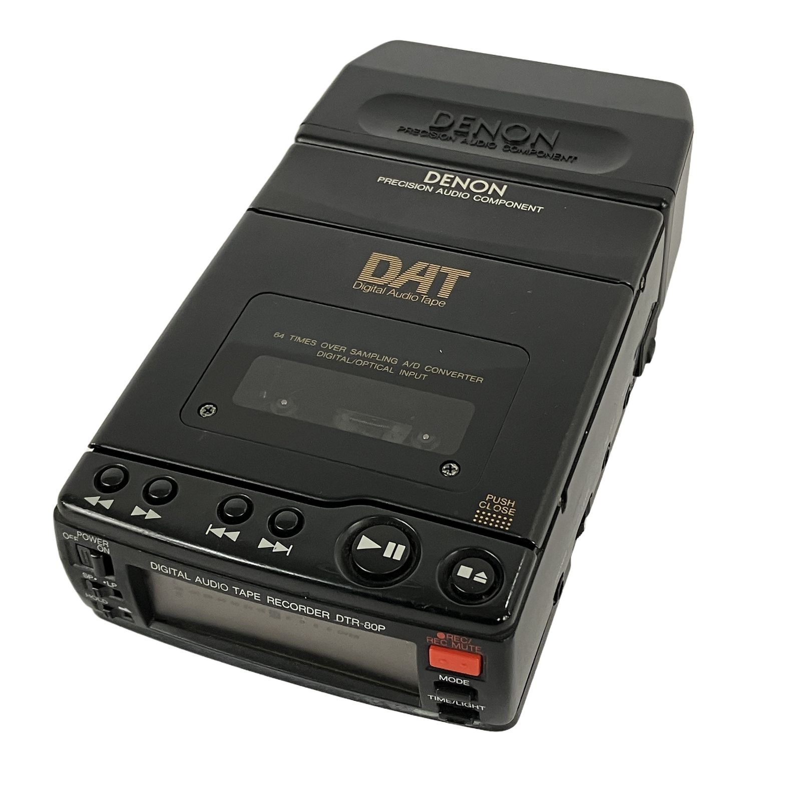 DENON DTR-80P ポータブル DAT プレイヤー AP-20 アルカリバッテリーパック付 中古 訳ありY11381270