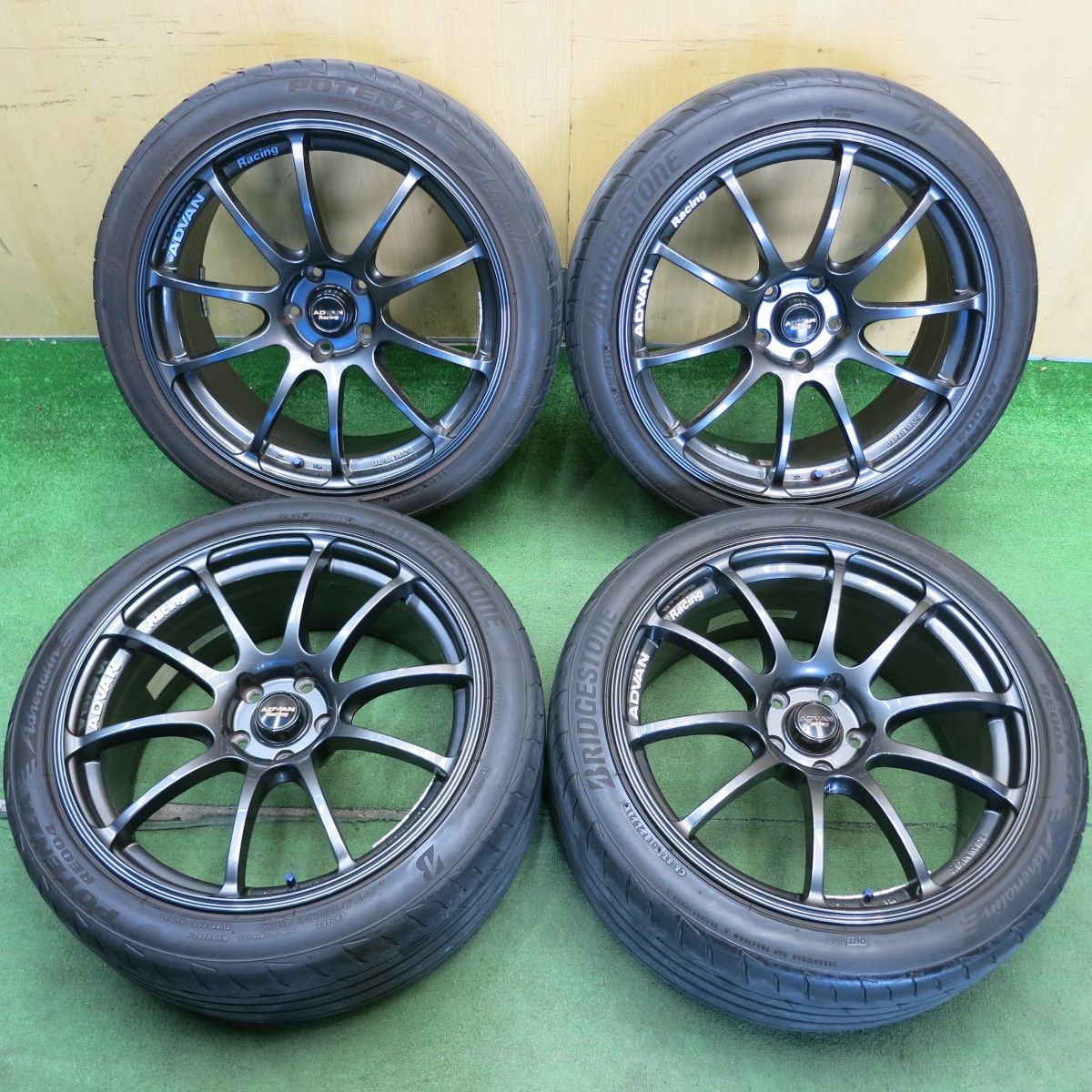 4本価格◎245/40R19 ブリヂストン ポテンザ RE004 Adrenalin ADVAN Racing RZ アドバン レーシング 19インチ PCD114.3/5H◎6061407HAノ 82,390円