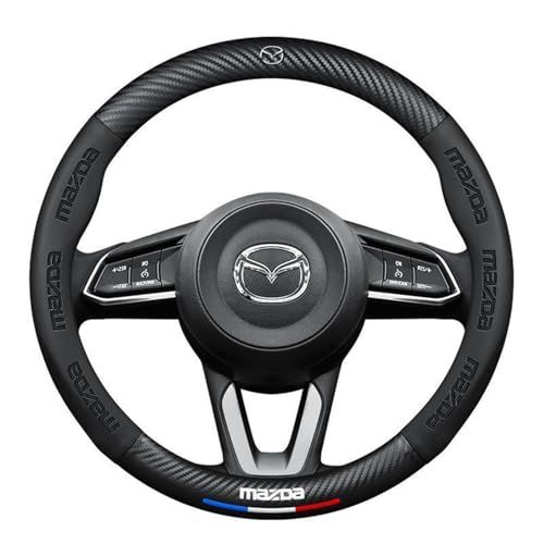 互換性がある マツダ ハンドルカバー ハンドルカバー Atez Angkesela CX-3 CX-4 CX-5 CX-8 Dimeo 全シリーズ共通 カーボン柄 本革 内装アクセサリー 高級特別車用 Sサイズ 36.5~37.9CM [並行 4ef62043