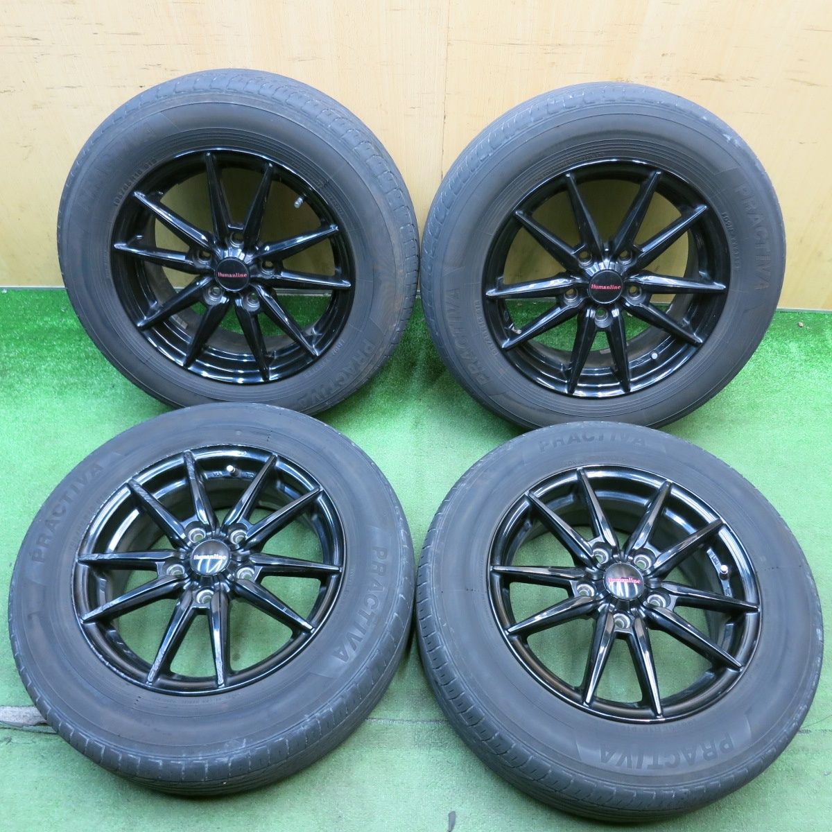 4本価格！23年◎195/65R15 プラクティバ ヨコハマ Humanline HS-08 ヒューマンライン 15インチ PCD114.3/5H◎6061306HAノ