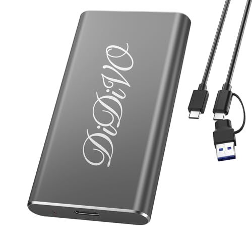外付けSSD 2TB、最大460MB/s・USB-C/A 2 in 1ケーブル＆ストラップ付属、ポータブルSSD小型軽量アジュバント4K ProRes HDR対応iPhone 17 Pro MAX/スマホ/タブレット/ノートPC★m fdff71ea
