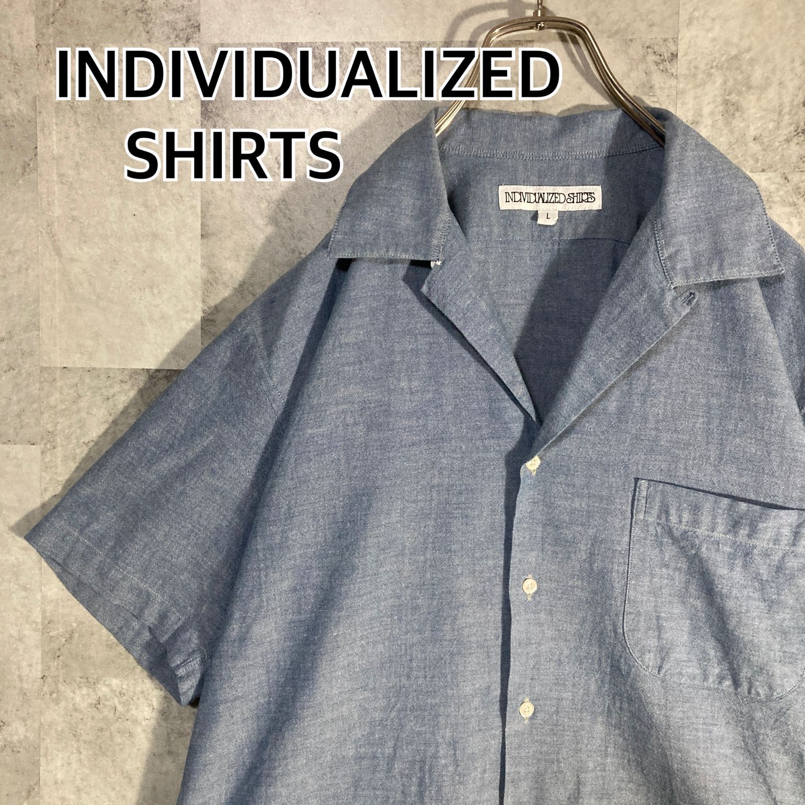USA製 INDIVIDUALIZED SHIRTS インディヴィジュアライズド シャツ 半袖