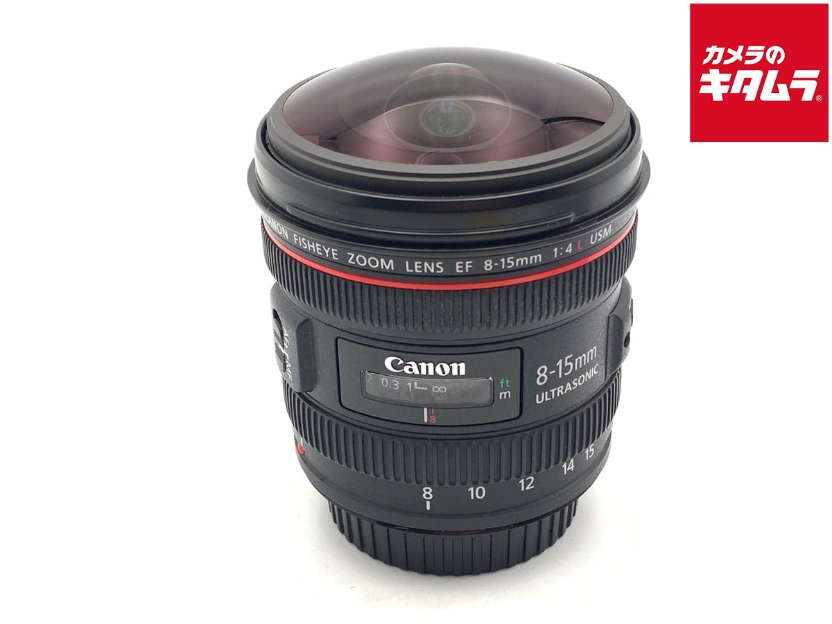【中古】 【良品】 キヤノン EF8-15mm F4L フィッシュアイ USM