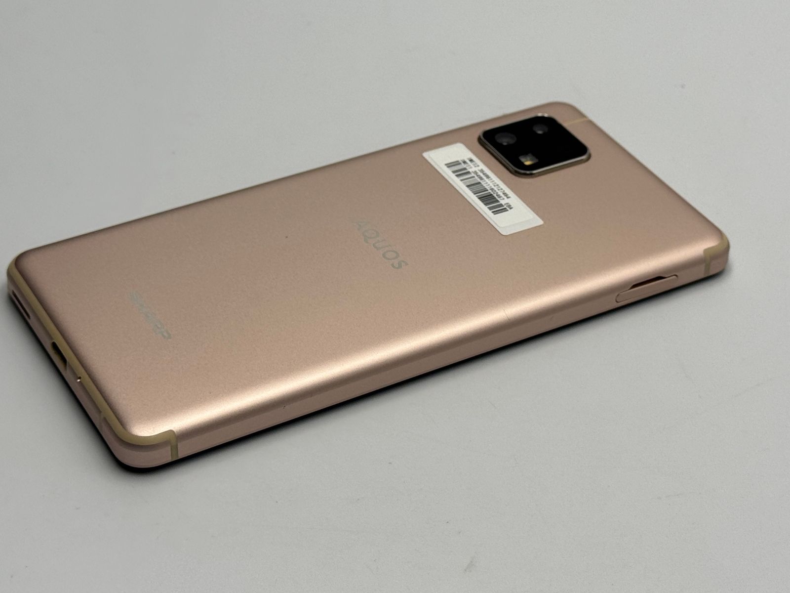 中古A】AQUOS sense4 lite SH-RM15 ライトカッパー SIMフリー 白ロム
