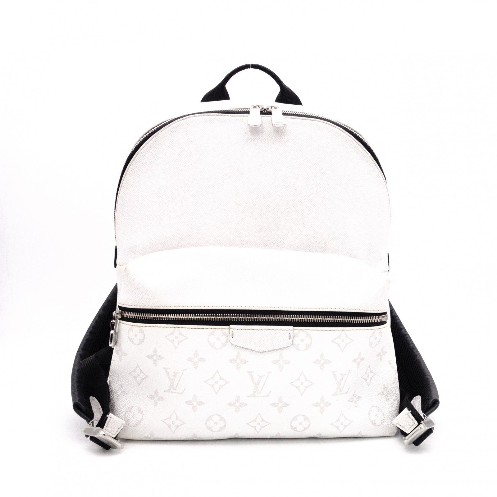 LOUIS VUITTON ルイ・ヴィトン ディスカバリー タイガ リュック・バックパック PVC/レザー ホワイト メンズ