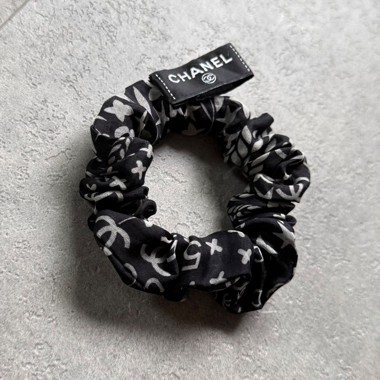 極美品 CHANEL シャネル ココマーク シュシュ スカーフ セット