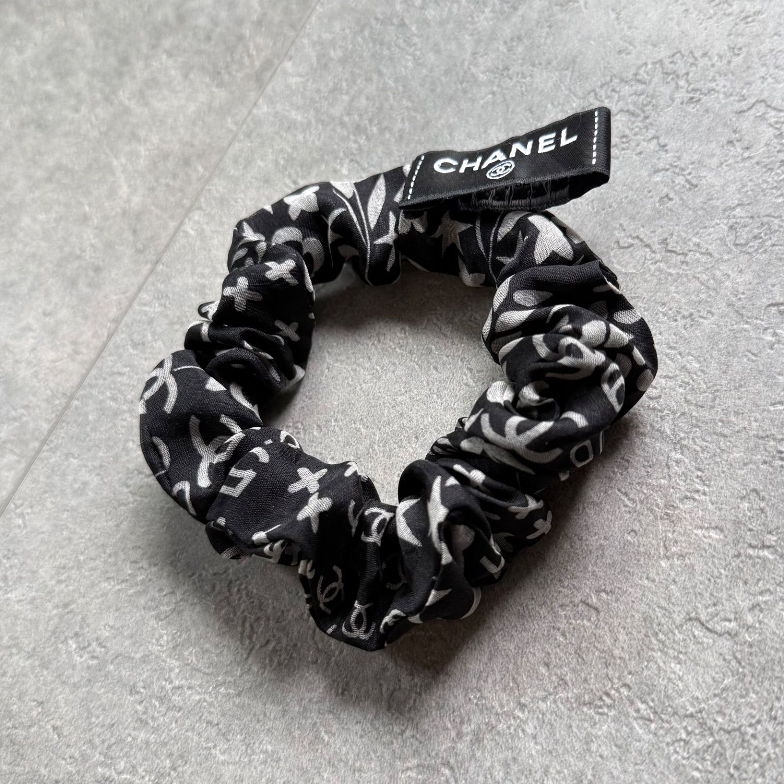 極美品 CHANEL シャネル ココマーク シュシュ スカーフ セット