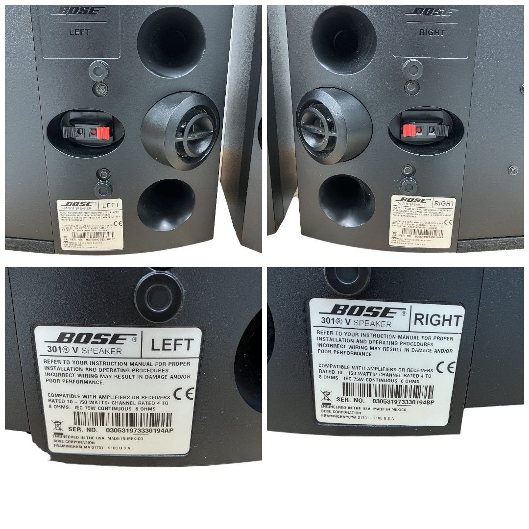 BOSE ボーズ 301V スピーカーペア① Bose ボーズ 301V スピーカー