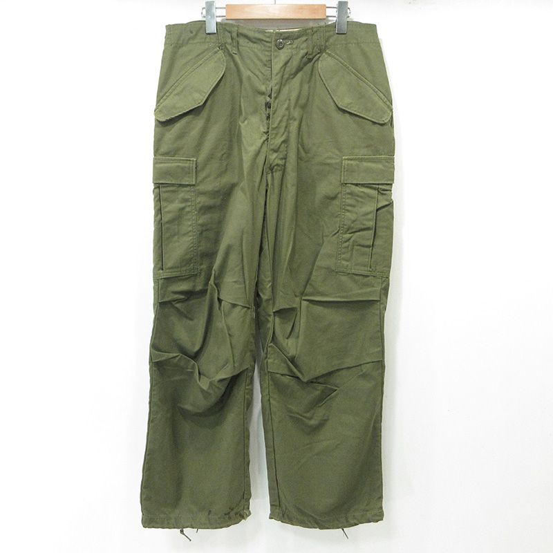 【三重本店】 中古 MILITARY衣料 | ミリタリーイリョウ M-65 フィールドパンツ カーゴパンツ ミリタリーパンツ U.S.ARMY 米軍 72年製 8415-782-2954 カーキグリーン サイズ：M(US) 【107】