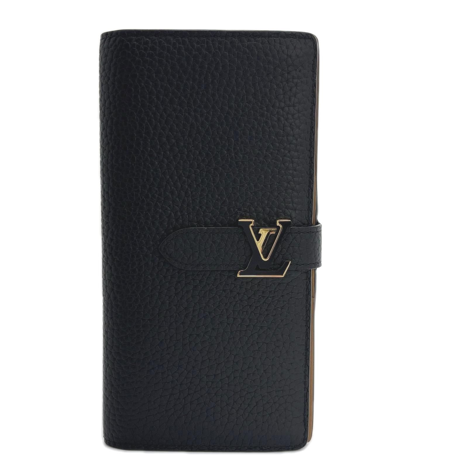 LOUIS VUITTON ルイ・ヴィトン 財布 LVヴェルティカル・ウォレット サイフ･小物 M80330 長財布 レザー ブラック 【中古】【200】
