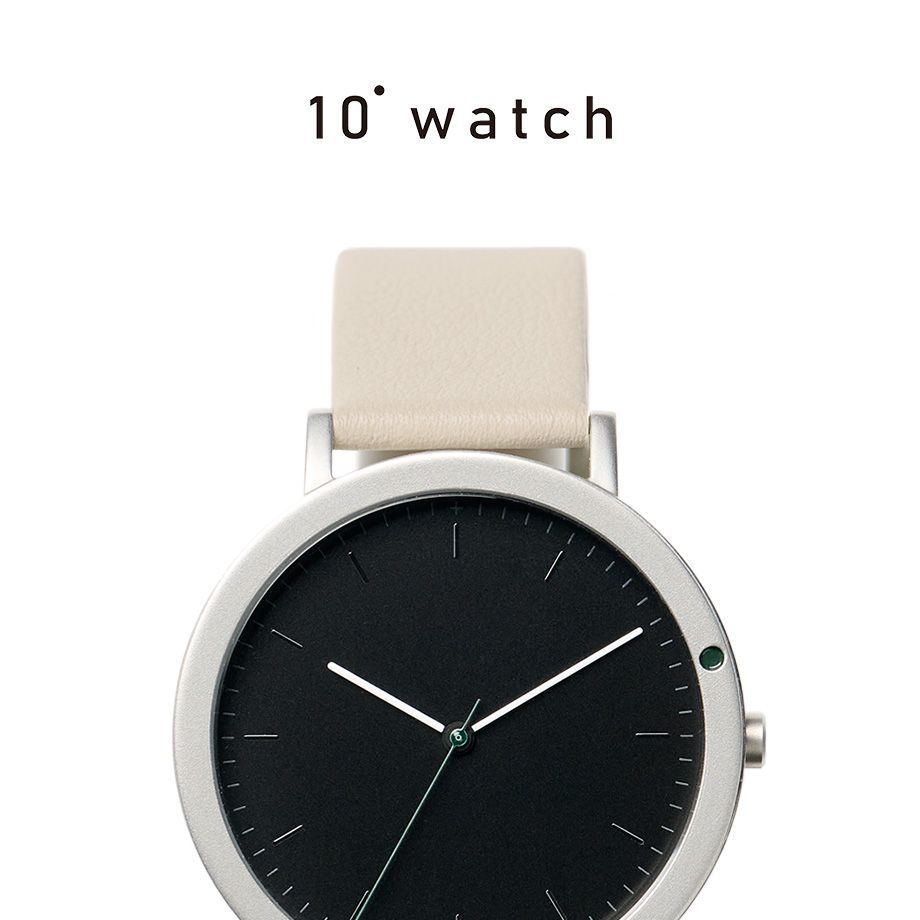 【U+O】10 watch テンウォッチ 002 (SILVER × green) 腕時計 カジュアル アクセサリー ファッション ステンレス