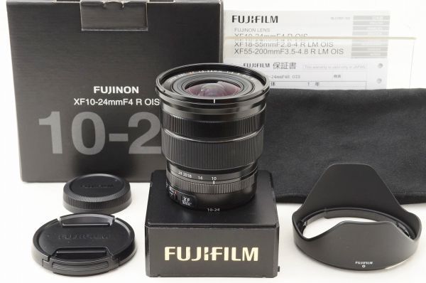 ☆極上美品☆ FUJIFILM フジフィルム FUJINON XF 10-24mm F4 R OIS 元箱 付属品 ♯26062114