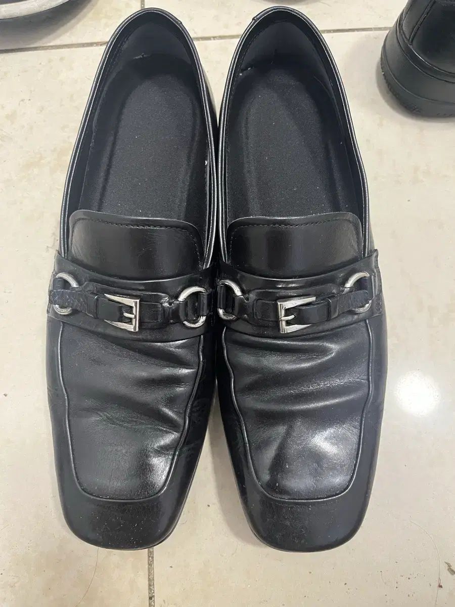 00年代 PRADA プラダ バックルローファー