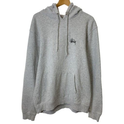 【中古】　STUSSY　パーカー　プルオーバー　トップス　プルオーバー　裏起毛　ブランドロゴ　ストリート　古着　/2007