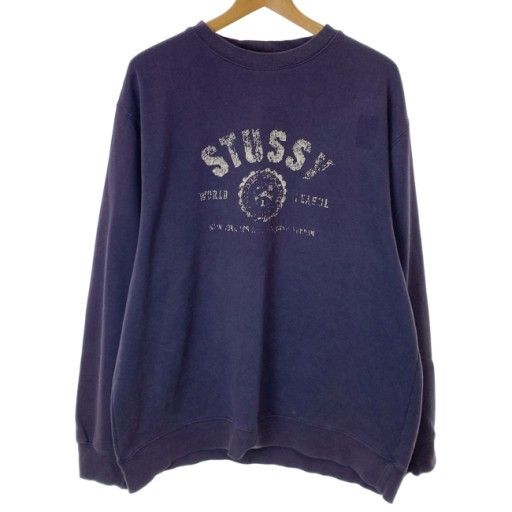 中古】 STUSSY OLD STUSSY スウェット 長袖 トレーナー トップス