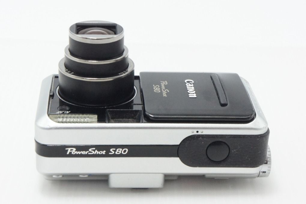 Canon キヤノン PowerShot S80 コンパクトデジタルカメラ ブラック 元