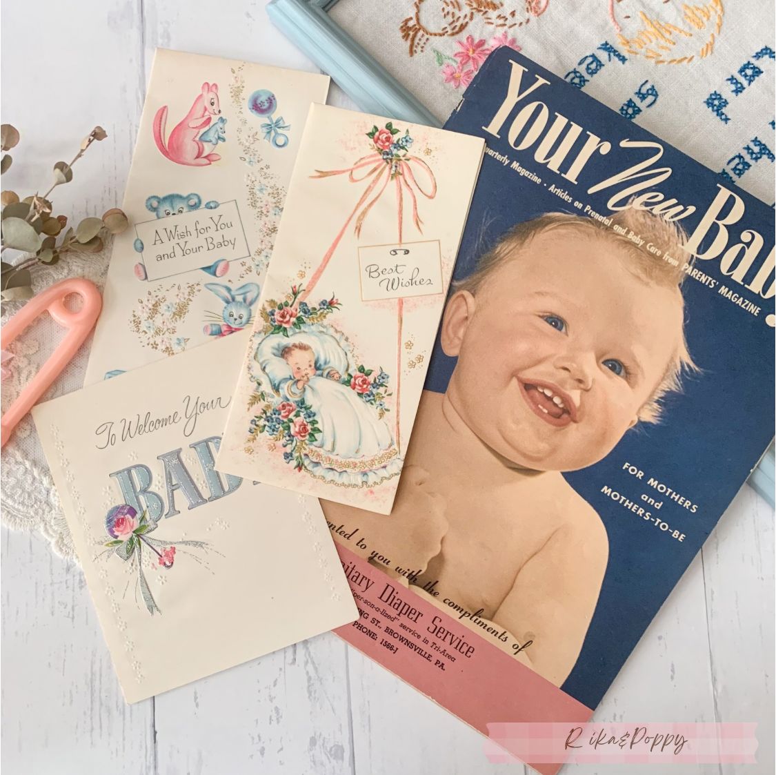 ヴィンテージ 洋書 紙もの セットYour New Baby ベビー ジャンク