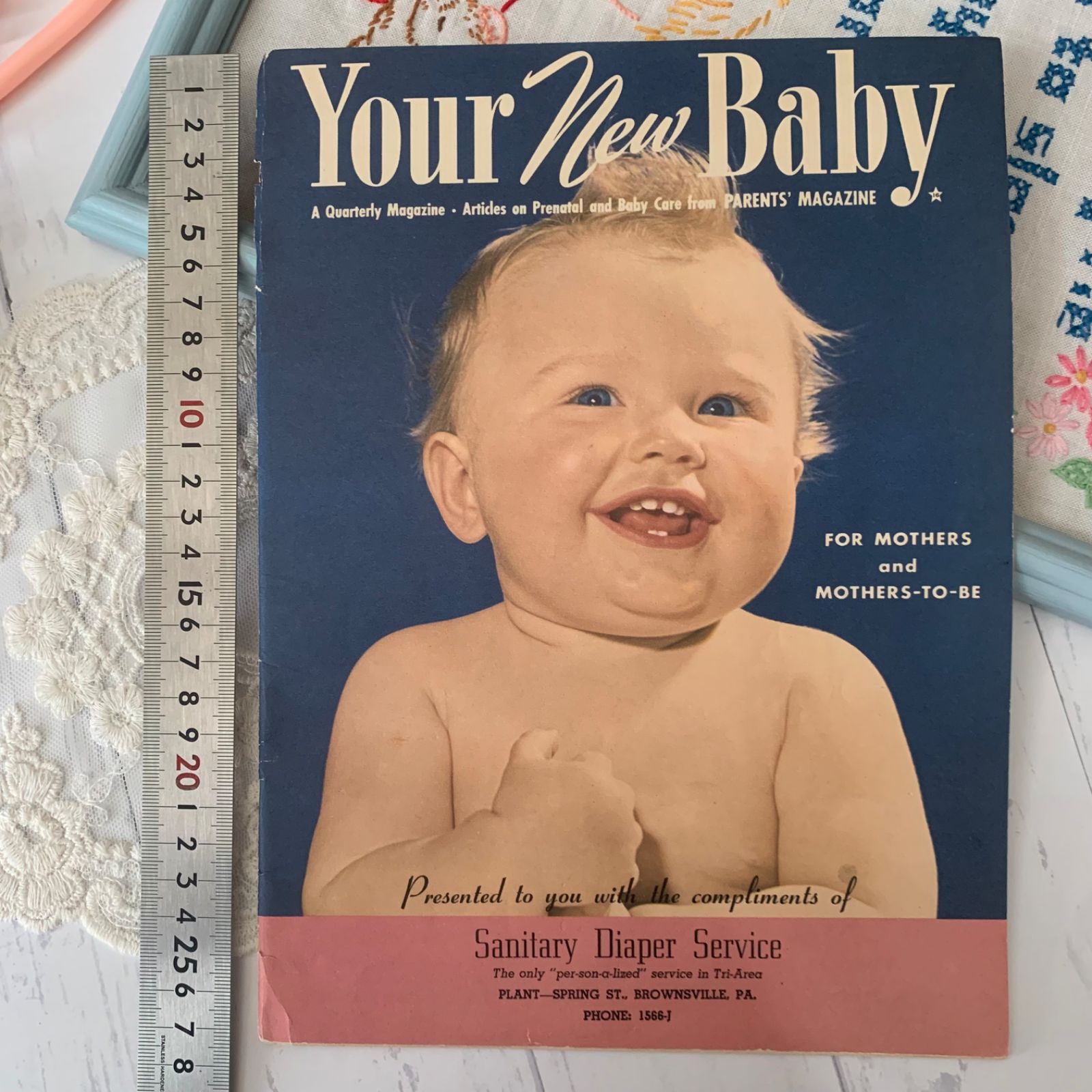 ヴィンテージ雑誌洋古書メルカリ限定蚤の市！え ヴィンテージ 洋書 紙もの セットYour New Baby ベビー ジャンク