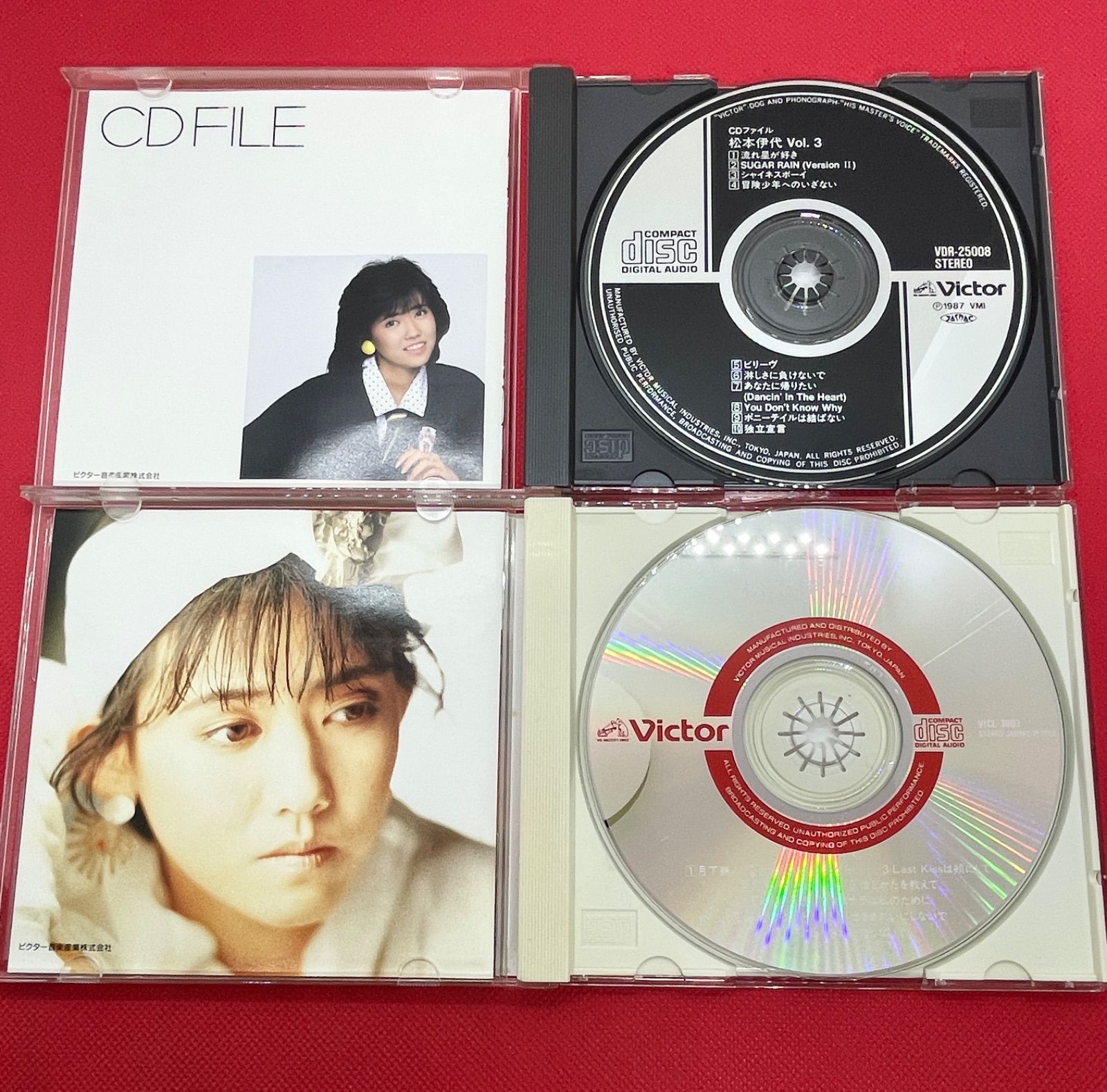 松本伊代 IYO MATSUMOTO CD FILE ファイル Vol.1～Vol.4 全4枚セット