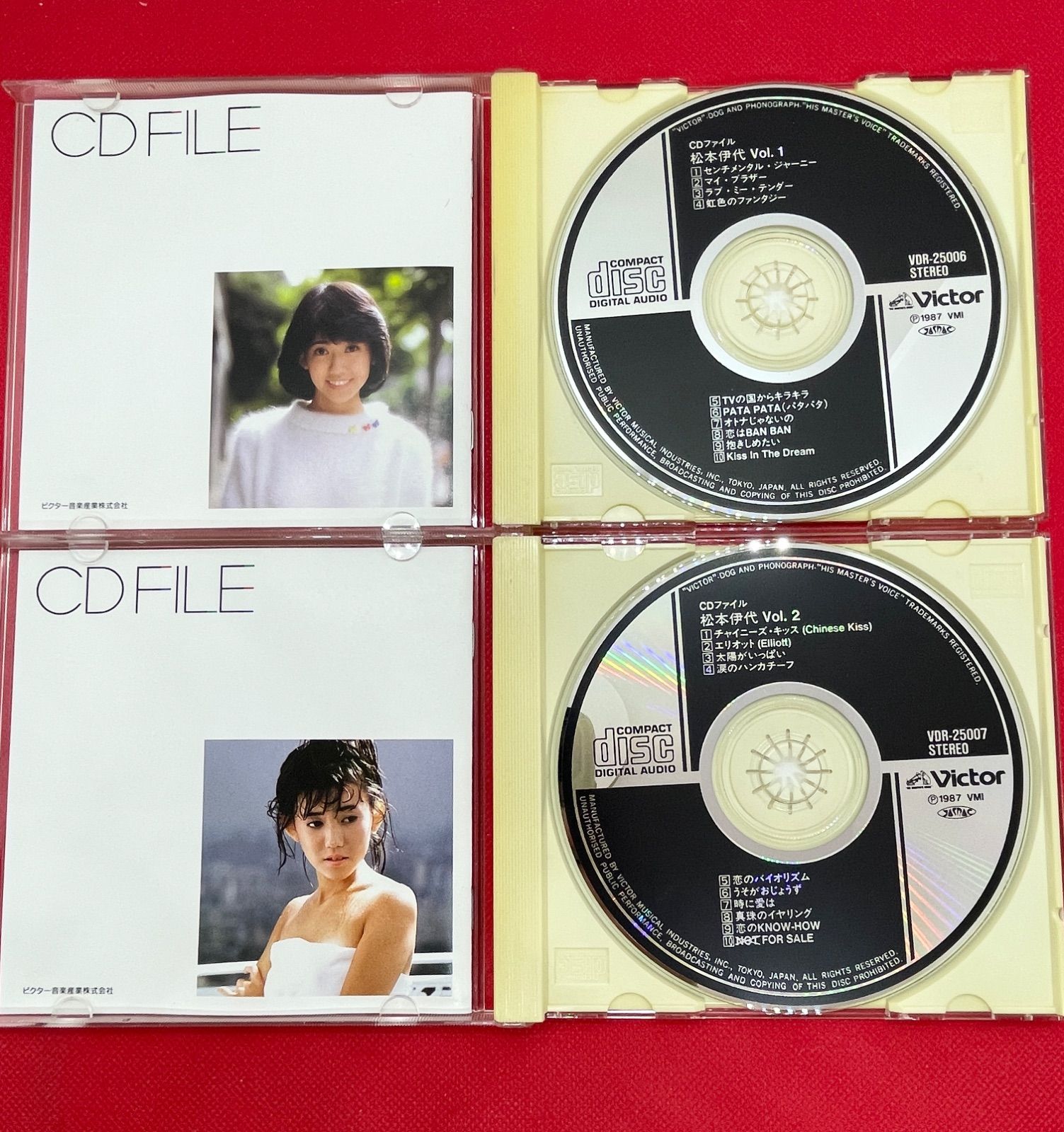 未開封　松本伊代 CD FILE Vol.2 Vol.3 Vol.4 松本伊代 IYO MATSUMOTO CD FILE ファイル Vol.1～Vol.4 全4枚セット