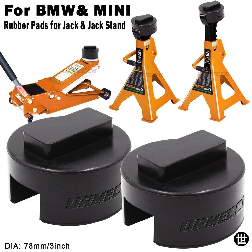 BMW 3 4 5シリーズ E46 E90 E39 E60 E91 E93 X5 X6 Z4 Z8 1M M3 M5 M6 F01 F02 F30 F10用ラバーパッドフロアジャッキスタンドアダプター