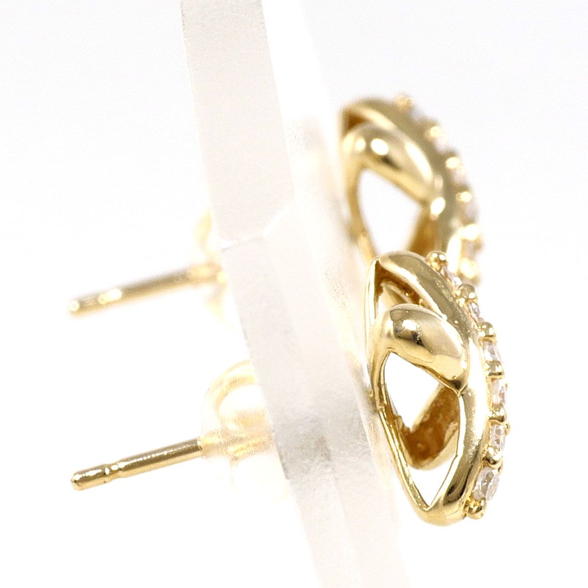 K18YG ピアス ダイヤモンド 0.05ct 総重量約1.0g - メルカリ