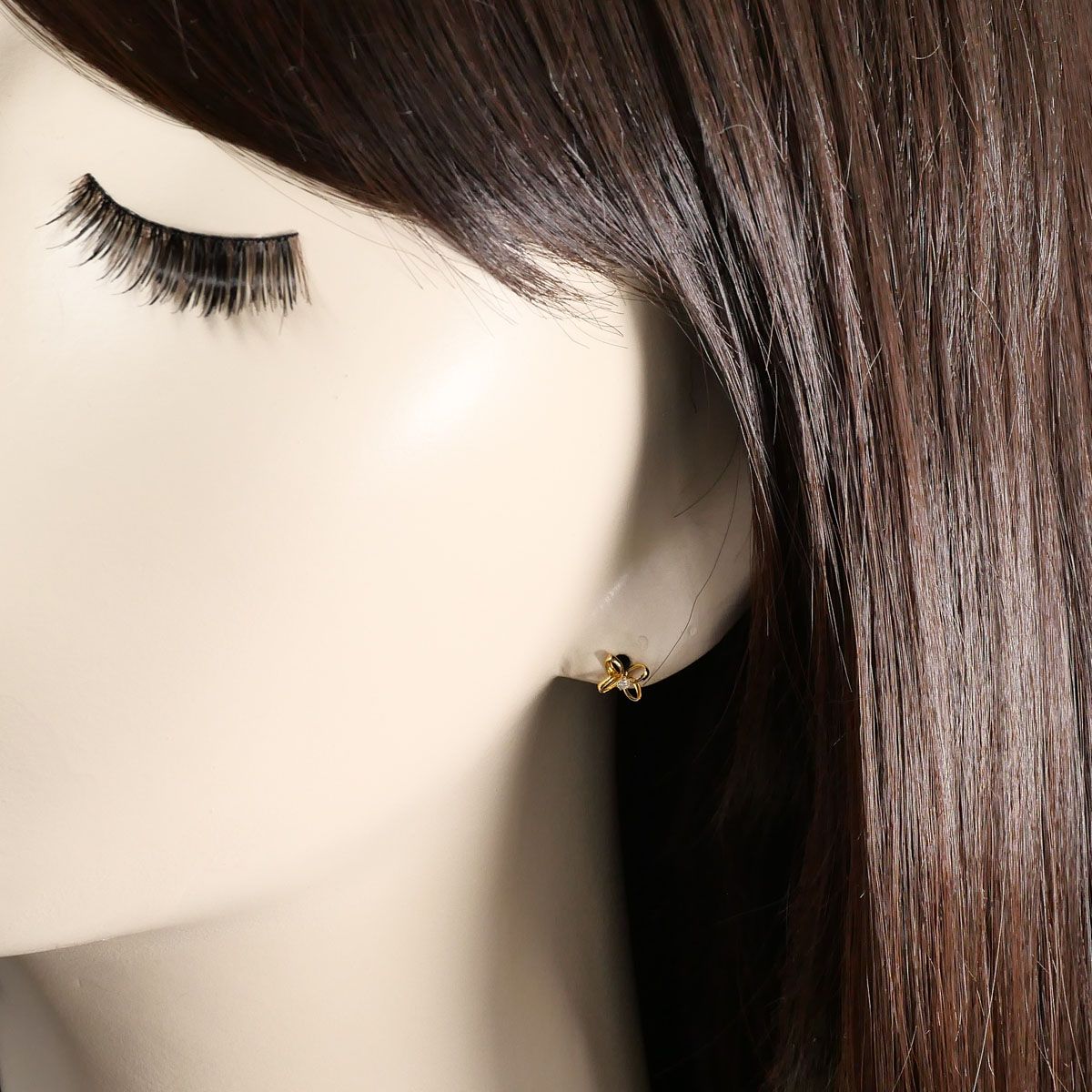 K18 YG ダイヤモンド ピアス 0.02ct/0.02ct 750 K18YG ピアス ダイヤモンド 0.02ct 総重量約0.3g - メルカリ