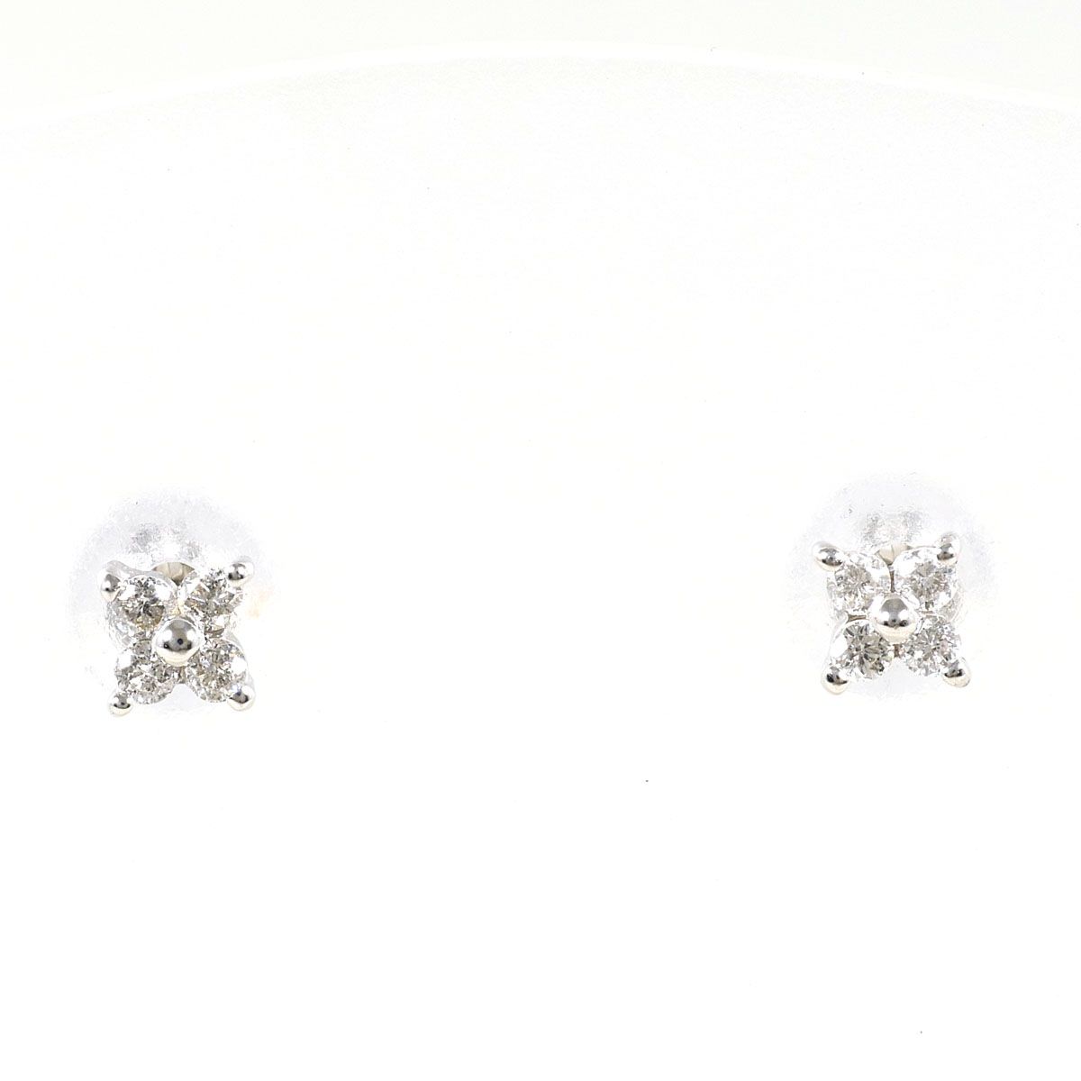 PT900/プラチナ ピアス ダイヤモンド 0.05ct 総重量約0.5g