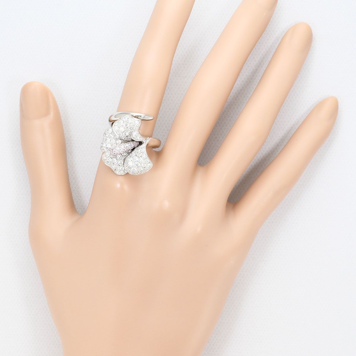 PT900/プラチナ リング・指輪 15.5号 ピンクダイヤモンド 0.31ct 