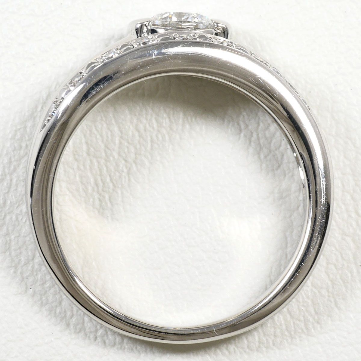 PT900/プラチナ リング・指輪 11.5号 ダイヤモンド 0.420ct