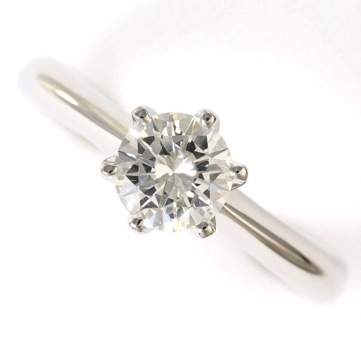 PT900/プラチナ リング・指輪 13号 ダイヤモンド 0.64ct I1 鑑定書 総