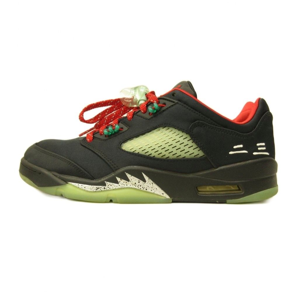 ナイキ NIKE × クロット CLOT コラボ エアジョーダン5 Air Jordan 5 Low スニーカー シューズ ローカット US10.5 28.5cm 黒 ブラック DM4640-036 0626