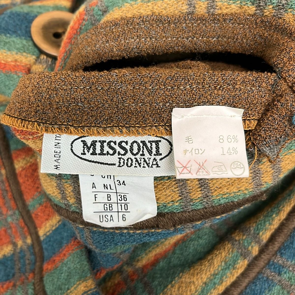 MISSONI(ミッソーニ) コート サイズI：40 レディース - ブルーグリーン
