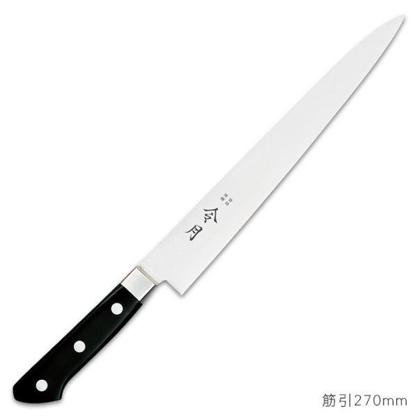 富士カトラリー 令月 口金付 モリブデン特殊鋼庖丁 筋引 270mm FC-1044