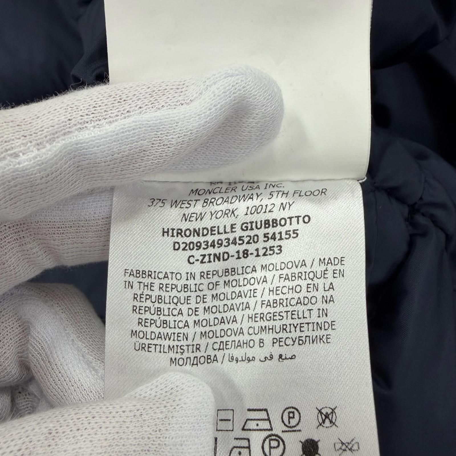 美品☆MONCLER モンクレール D20934934520 HIRONDELLE フォックス