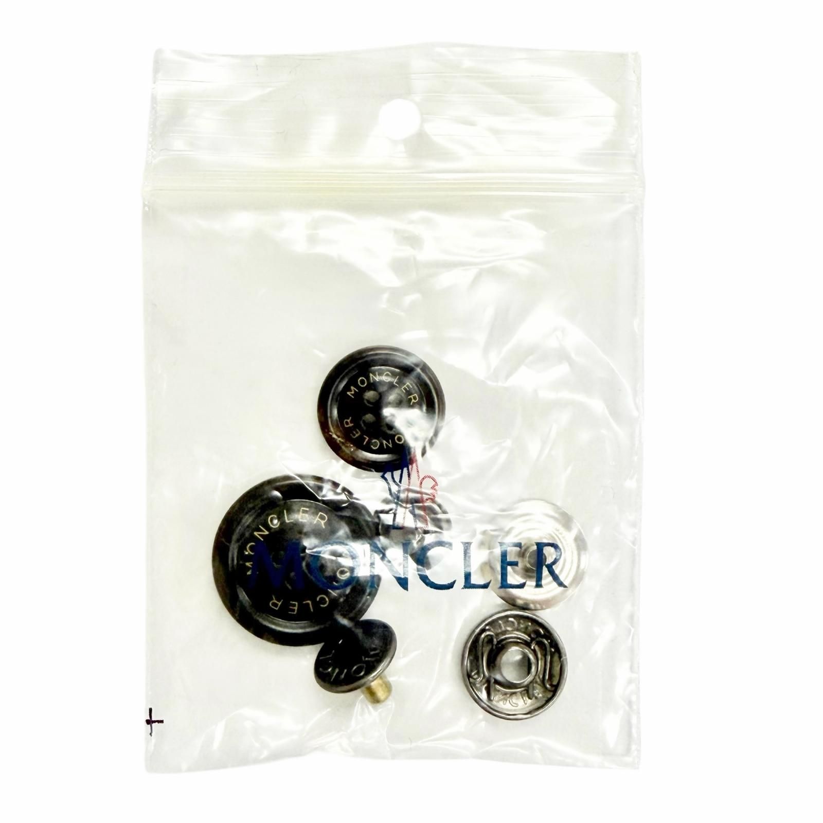 極美品△MONCLER モンクレール RODIN ウール100％ ロゴボタン ジップ