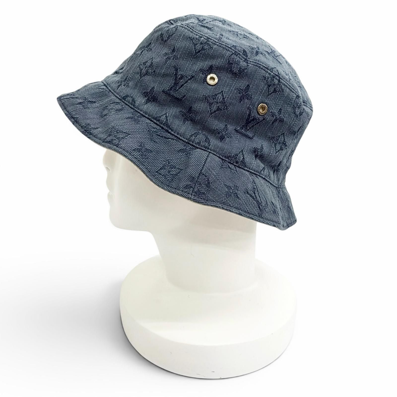 美品△LOUIS VUITTON ルイヴィトン MP2441 シャポー モノグラムデニム
