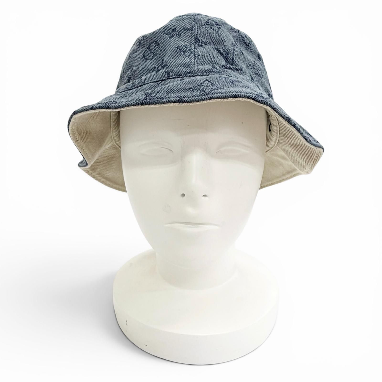 美品△LOUIS VUITTON ルイヴィトン MP2441 シャポー モノグラムデニム