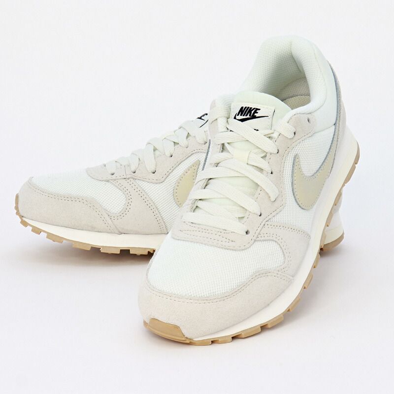 ナイキ スニーカー レディース NIKE WMNS MDランナー2 SE ローカット シューズ 靴 レトロ スエード メッシュ 女性 ベージュ 生成り 白 オフホワイト スポーツ WMNS nike MD RUNNER 2 SE/IR1378-100