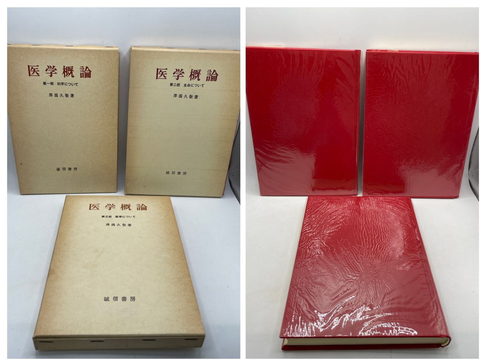 完結セット】 医学概論 全1～3巻 澤瀉 久敬 誠信書房 2606Sta127