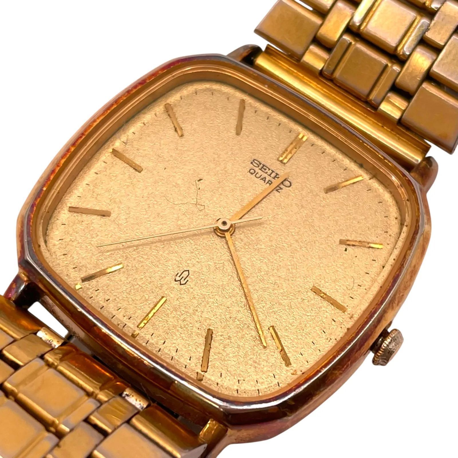 SEIKO Chariot 腕時計 ゴールド シャリオ 稼働品　カットガラス SEIKO Chariot 腕時計 ゴールド シャリオ 稼働品 カットガラス 【公式