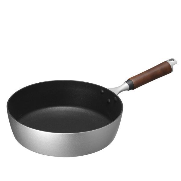 煌匠 木柄深型フライパン 24cm MB-3034 [日本製]