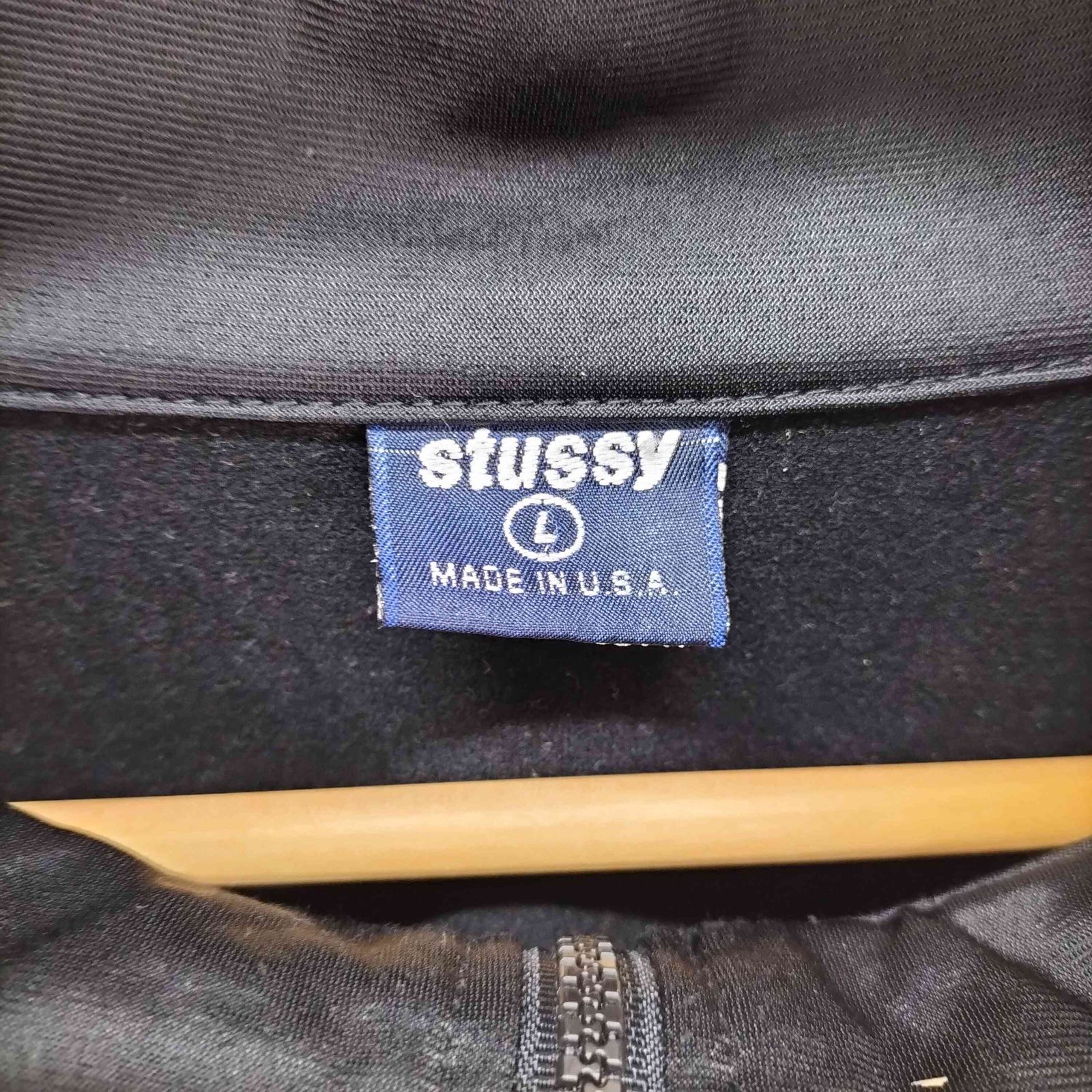 ステューシー Stussy MADE IN USA 紺タグ トラックジャケット メンズ