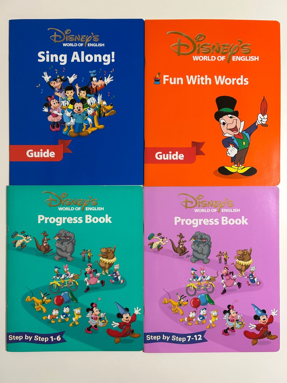 ディズニー英語システム DWE ガイドブック 4冊セット Sing Along Fun